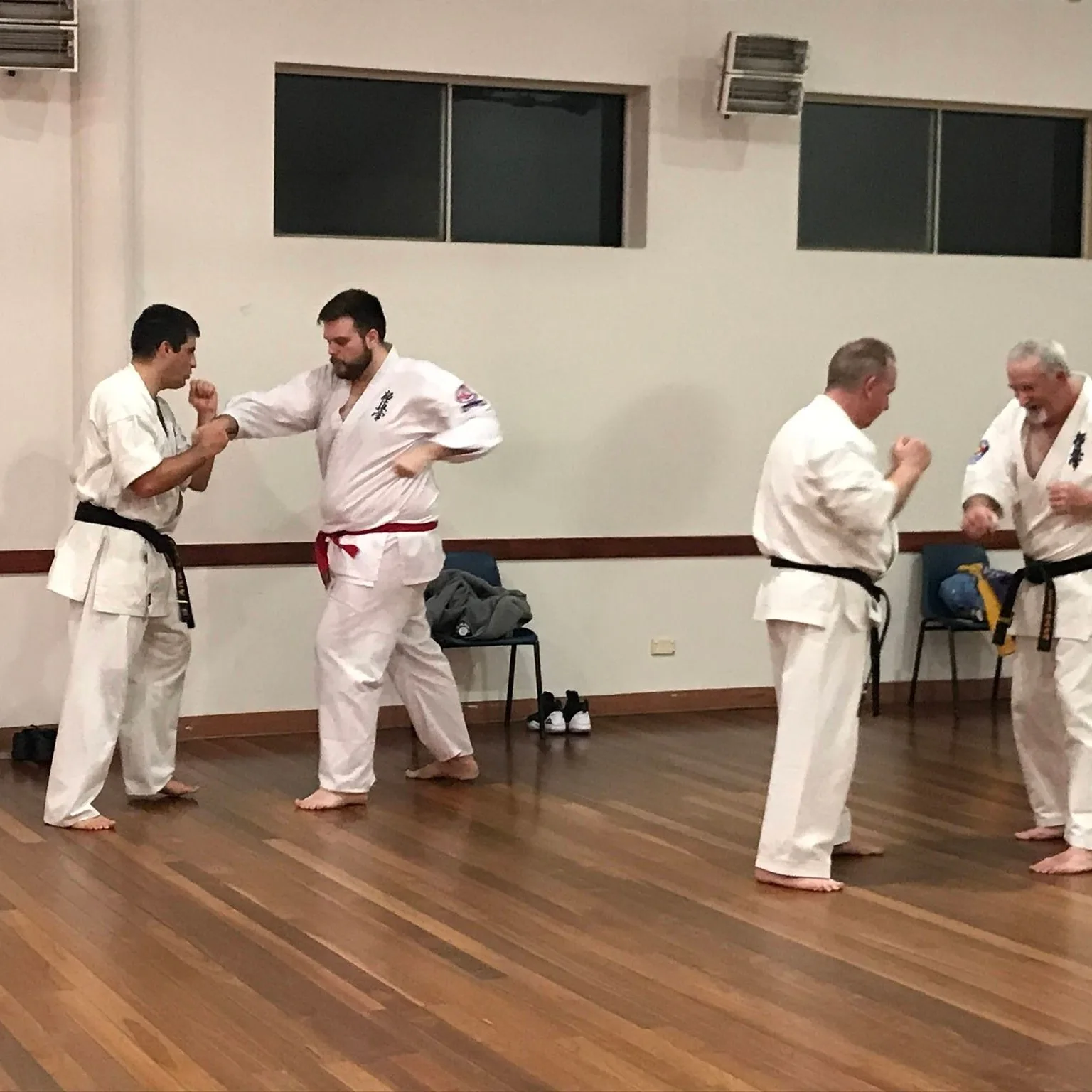 Brighton Karate Dojo Training